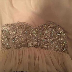 Champagne Prom Dress